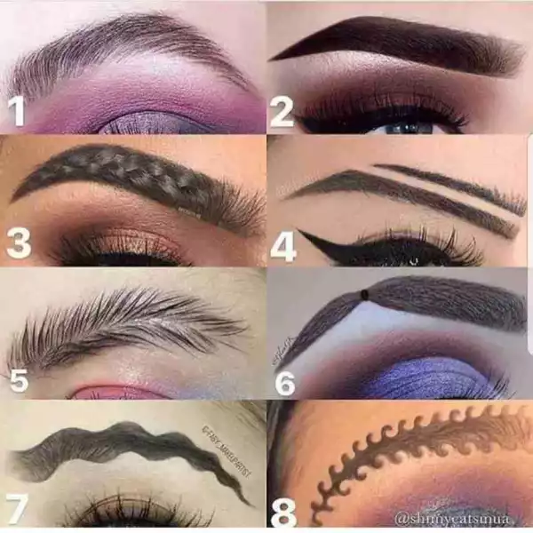 Which Of These Eyebrows Do You Prefer?